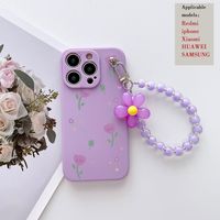 Artistic Streetwear Letter Flower Tpu   Phone Cases main image 1