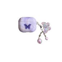 Casual Streetwear Butterfly Bluetooth Earbuds Case sku image 2