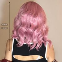 Women's Elegant Cute Pink Casual Holiday Chemical Fiber Bangs Short Curly Hair Wig Net main image 8