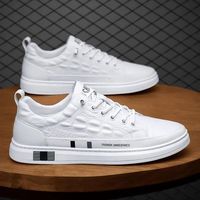 Men's Basic Solid Color Round Toe Skate Shoes sku image 6