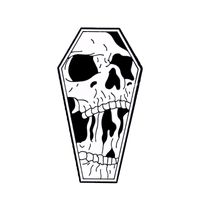Cartoon Style Punk Flame Rose Skull Alloy Stamping Stoving Varnish Plating Unisex Brooches sku image 10