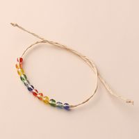 Vacation Streetwear Colorful Glass Straw Braid Women's Bracelets main image 5