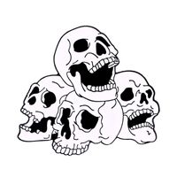 Cartoon Style Punk Flame Rose Skull Alloy Stamping Stoving Varnish Plating Unisex Brooches sku image 11