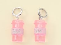 1 Piece Cute Vintage Style Sexy Cartoon Water Layered Resin Resin Drop Earrings main image 1