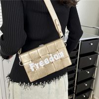 Women's Small Pu Leather Letter Classic Style Lock Clasp Shoulder Bag main image 4