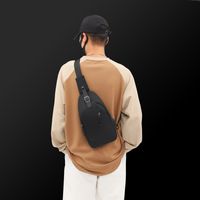 Unisex Einfarbig Nylon Nähgarn Reißverschluss Gürteltasche main image 7