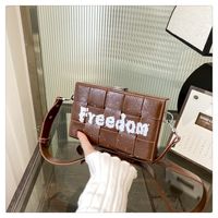 Women's Small Pu Leather Letter Classic Style Lock Clasp Shoulder Bag sku image 3