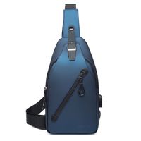 Unisex Einfarbig Nylon Nähgarn Reißverschluss Gürteltasche sku image 2