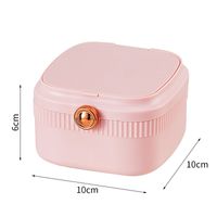 Casual Cute Solid Color PP TPR Jewelry Boxes 1 Piece main image 2