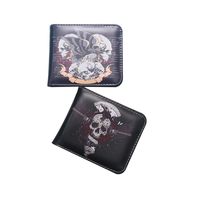 Unisex Skull PVC Open Wallets main image 1