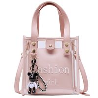 Women's Medium Pu Leather Solid Color Streetwear Ornament Magnetic Buckle Bag Sets sku image 5