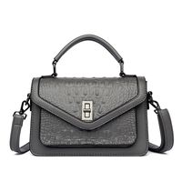 Women's Medium Pu Leather Solid Color Vintage Style Flip Cover Handbag main image 2