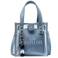 Frau Mittel Pu-Leder Einfarbig Strassenmode Ornement Magnetschnalle Taschen-Sets sku image 3