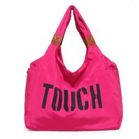 Women's Medium Nylon Letter Basic Square Zipper Shoulder Bag main image 6