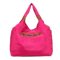 Women's Medium Nylon Letter Basic Square Zipper Shoulder Bag main image 4