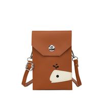 Women's Small Pu Leather Printing Streetwear Lock Clasp Shoulder Bag Crossbody Bag sku image 2