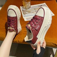 Women's Streetwear Sports Solid Color Round Toe Chunky Sneakers main image 5