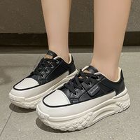 Women's Streetwear Sports Solid Color Round Toe Chunky Sneakers main image 1