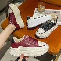 Women's Streetwear Sports Solid Color Round Toe Chunky Sneakers main image 2