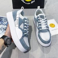 Men's Casual Color Block Round Toe Skate Shoes main image 2