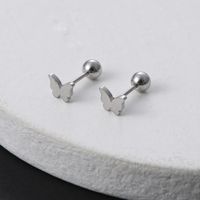 1 Piece Ear Cartilage Rings & Studs Simple Style Star Smiley Face 304 Stainless Steel main image 4