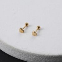 1 Piece Ear Cartilage Rings & Studs Simple Style Star Smiley Face 304 Stainless Steel main image 5
