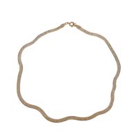 Copper 18K Gold Plated Simple Style Commute Solid Color Necklace main image 3