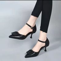 Women's Elegant Solid Color Point Toe High Heel Sandals sku image 6