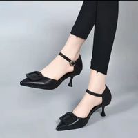 Femmes Élégant Couleur Unie Bout Pointu Sandales À Talons Hauts sku image 3