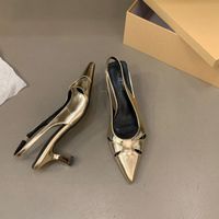 Women's Elegant Solid Color Point Toe High Heel Sandals sku image 10