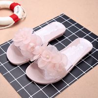 Women's Casual Floral Open Toe Slides Slippers main image 2