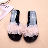 Women's Casual Floral Open Toe Slides Slippers main image 1