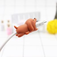 Cable Bite Animal Modeling Silicone Usb Cable Protection Sleeve Cartoon Anti-break Protector Wholesale sku image 6