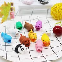 Cable Bite Animal Modeling Silicone Usb Cable Protection Sleeve Cartoon Anti-break Protector Wholesale main image 1
