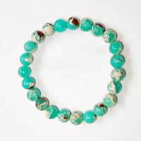 Ethnic Style Crack Turquoise Glass Beaded Bracelets sku image 20