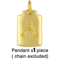 Fashion Letter 18k Gold Plated Necklace In Bulk main image 4