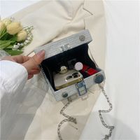 Women's Small Pu Leather Camera Streetwear Lock Clasp Shoulder Bag main image 2