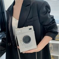 Women's Small Pu Leather Camera Streetwear Lock Clasp Shoulder Bag main image 4