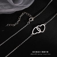 304 Stainless Steel 18K Gold Plated Simple Style Plating Heart Necklace main image 5