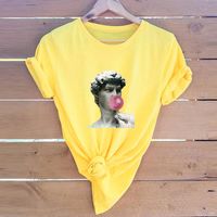 Women's Short Sleeve Printing Casual Fashion Cartoon sku image 10