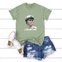 Women's Short Sleeve Printing Casual Fashion Cartoon main image 5