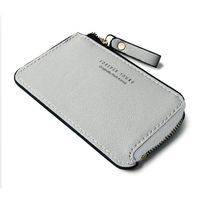 Korean Fashion New Zipper Wallet Creative Coin Purse Short Wallet Business Card Bag Ultra-thin Wallet New Products Wholesale Nihaojewelry sku image 1