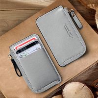 Korean Fashion New Zipper Wallet Creative Coin Purse Short Wallet Business Card Bag Ultra-thin Wallet New Products Wholesale Nihaojewelry main image 5