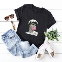 Women's Short Sleeve Printing Casual Fashion Cartoon sku image 2