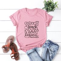 Women's Short Sleeve T-shirts Printing Casual Fashion Printing sku image 9