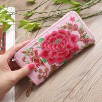 Ethnic Style Embroidered Wallet sku image 4