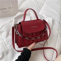 Fashion Pu Leather Embroidery Thread Geometric Shoulder Bag Wholesale Nihaojewelry main image 1