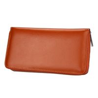 Organ Long Leather Card Case Anti-rfid Credit Card Case Multifunctional Wallet sku image 3