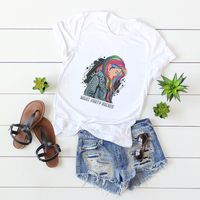 Women's Short Sleeve Printing Casual Fashion Printing sku image 24