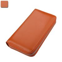 Organ Long Leather Card Case Anti-rfid Credit Card Case Multifunctional Wallet sku image 9